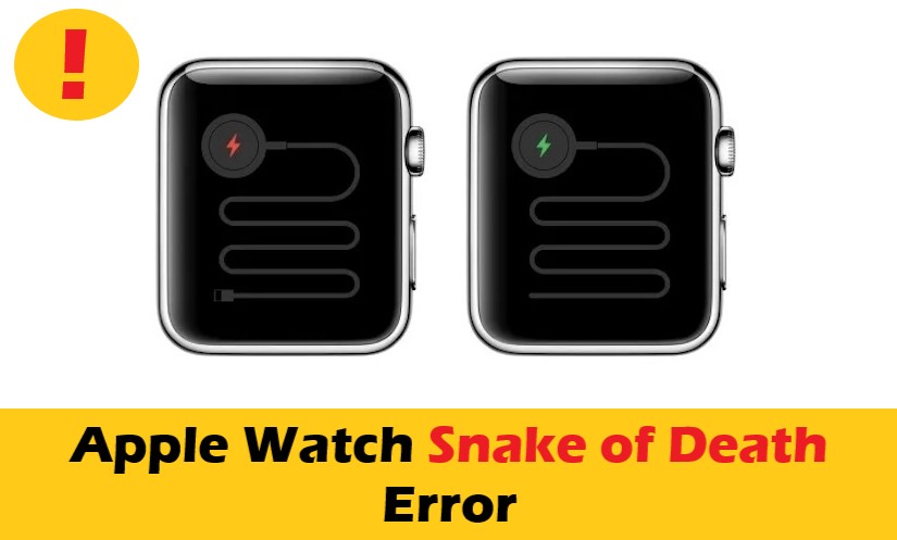 apple watch charging screen snake